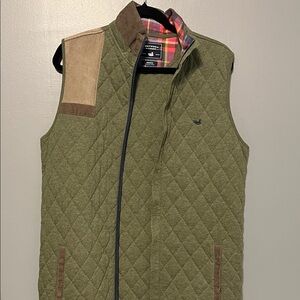 Southern marsh Men's Quilted Olive Green Vest